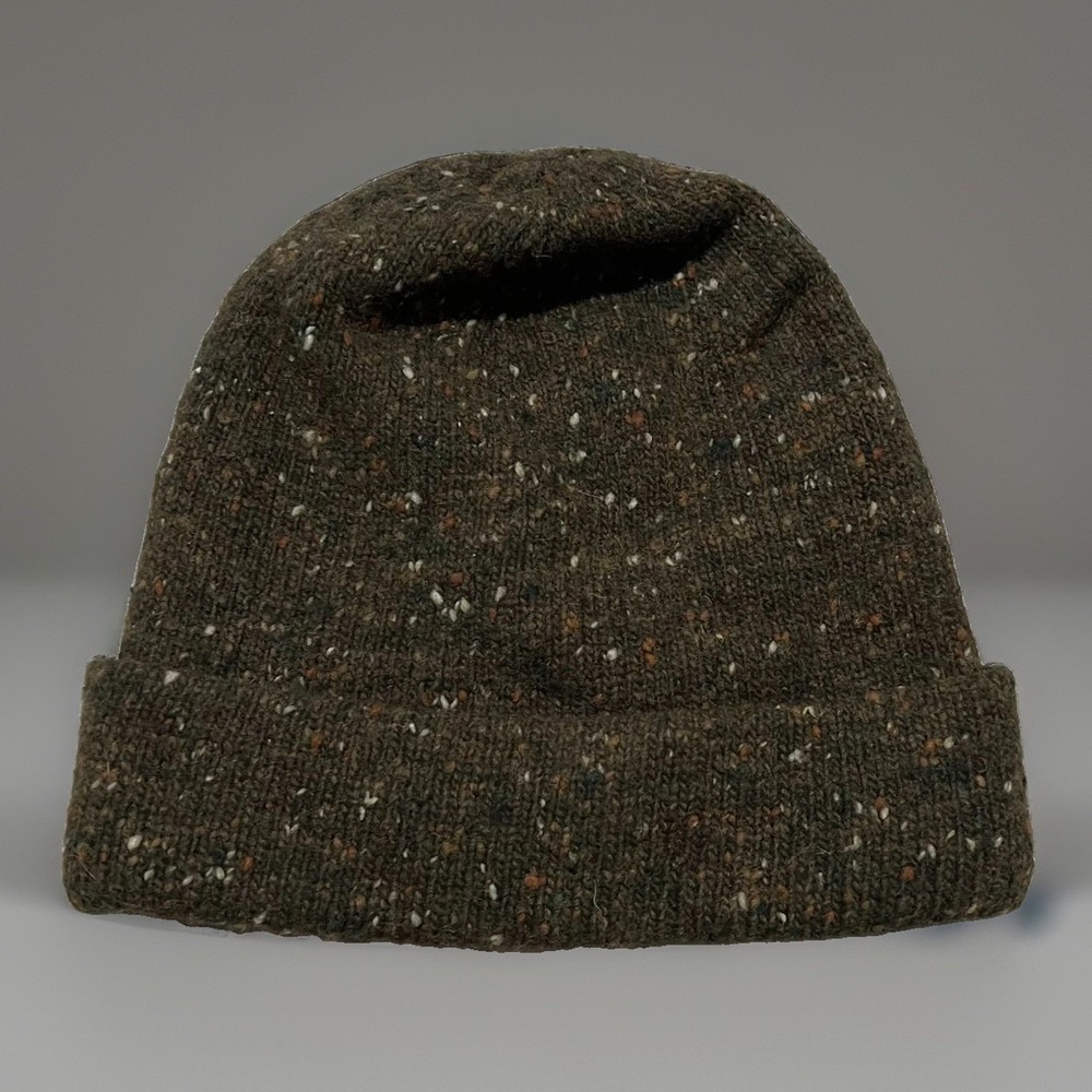 Vintage Jack Spade Bleecker Street New York Mens Brown Speckled Wool Beanie Hat